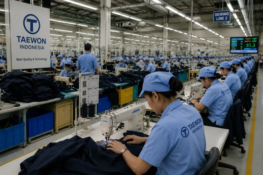 Gaji PT Taewon Indonesia Operator, QC, Leader, Supervisor hingga Manager