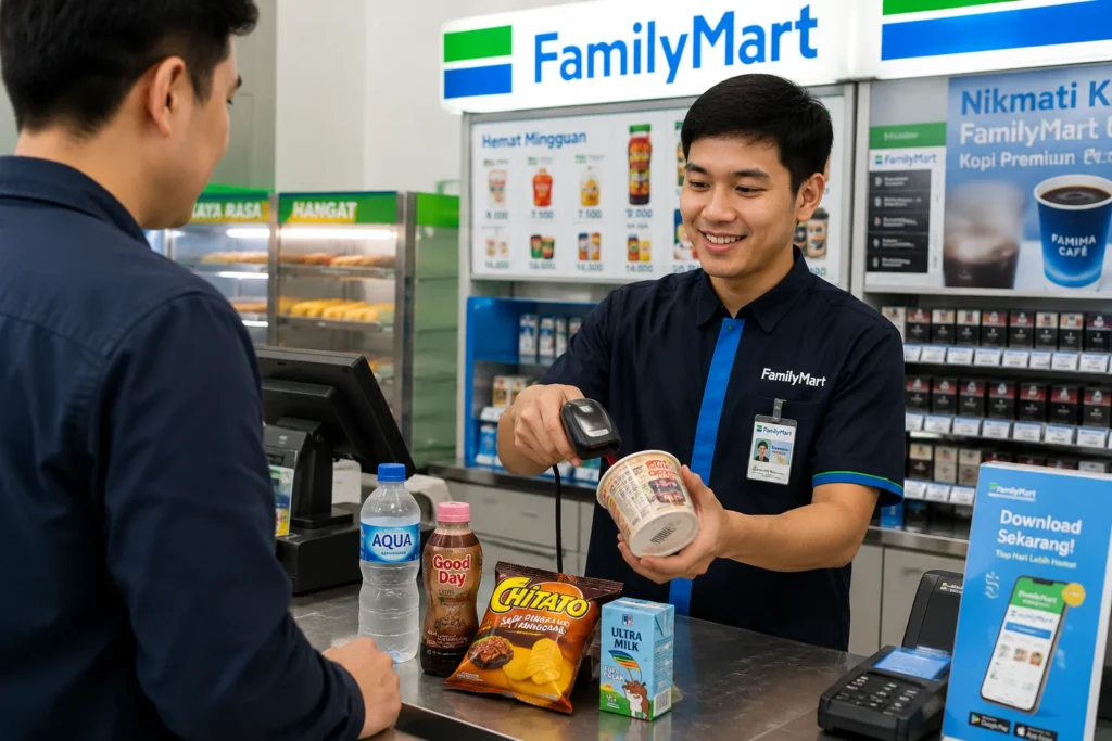 Gaji Family Mart Crew Store, Manager, Part Time dan Per Kota