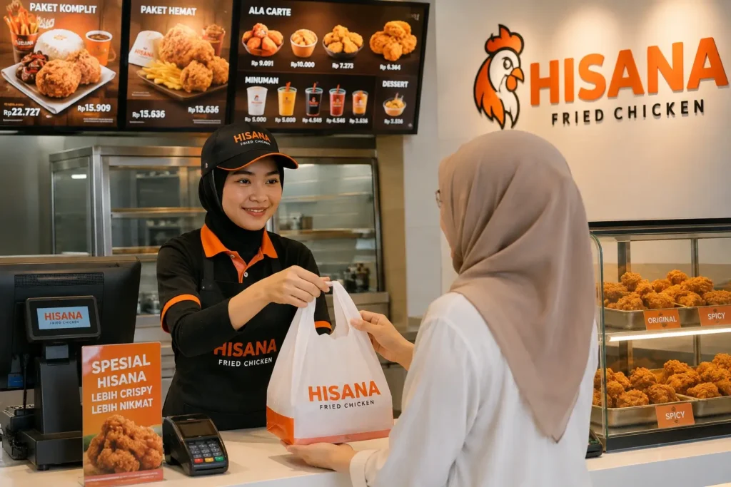 Gaji Hisana Fried Chicken, Crew, Kasir hingga Jam Kerja 2026