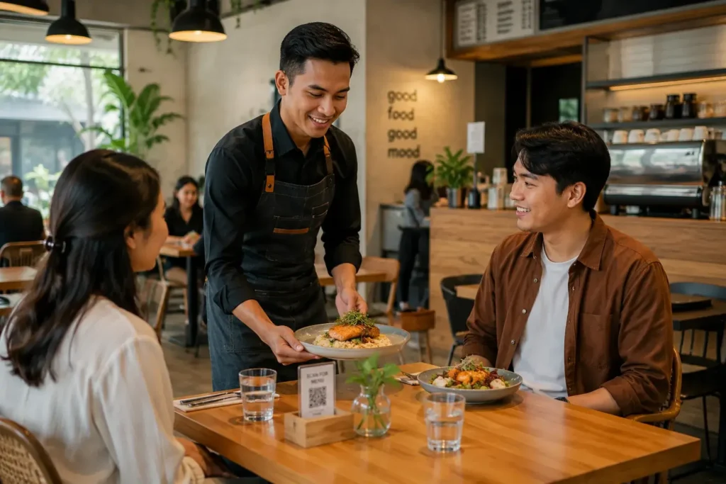 Gaji Karyawan Cafe Kecil dari Waiter, Kasir, Barista, Dapur
